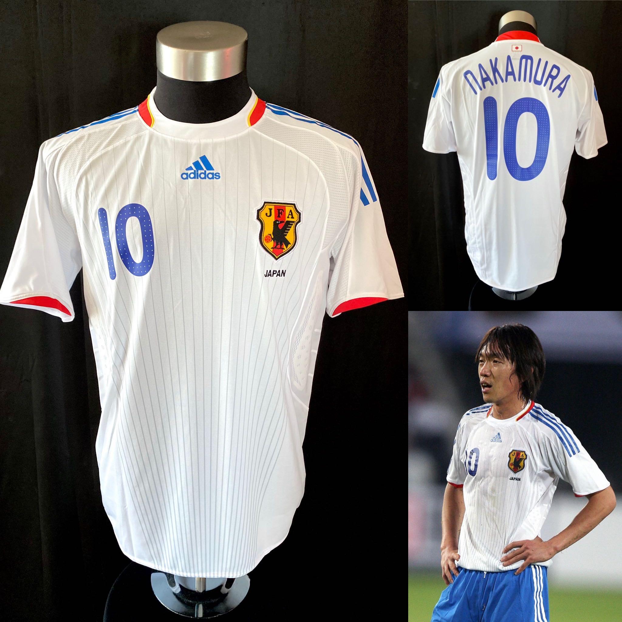 支給品 日本隊08 10 Adidas 作客球員版球衣 10 中村俊輔 男裝 運動服裝 Carousell