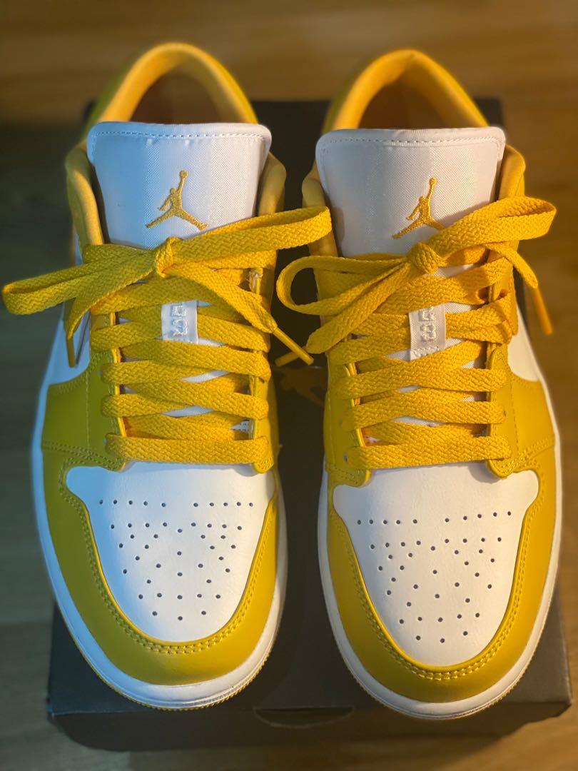 air jordan 1 low mustard yellow