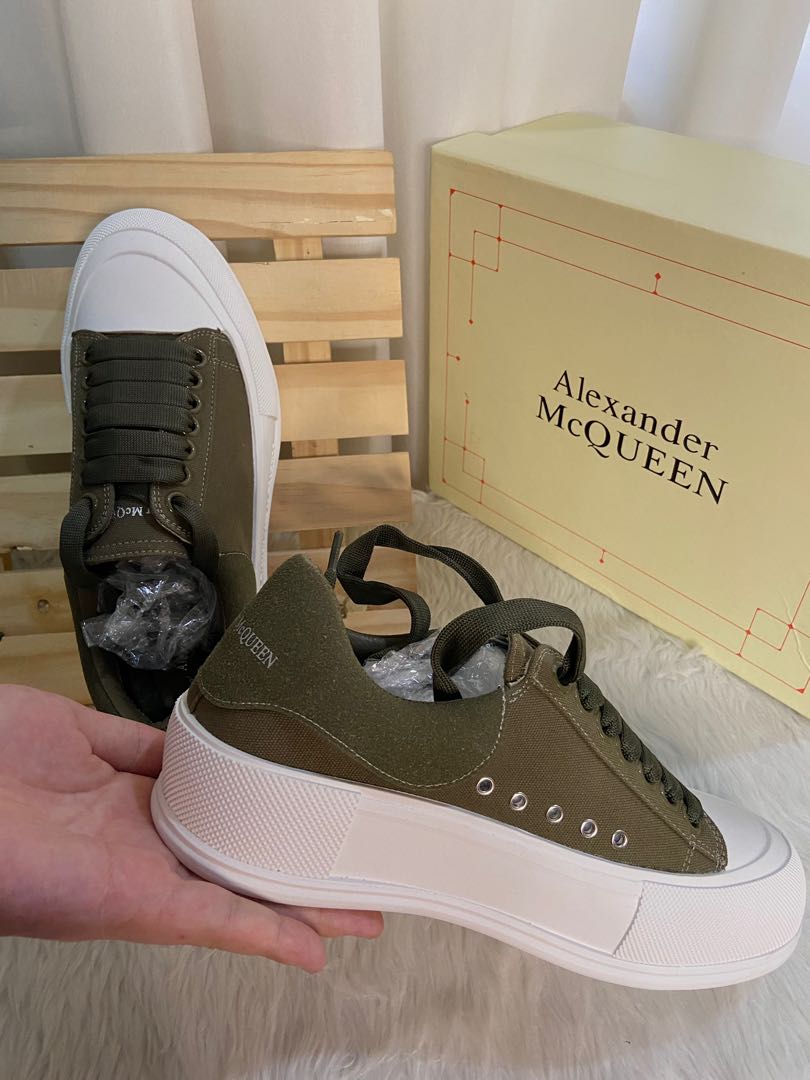 Alexander mcqueen sneakers sale army green
