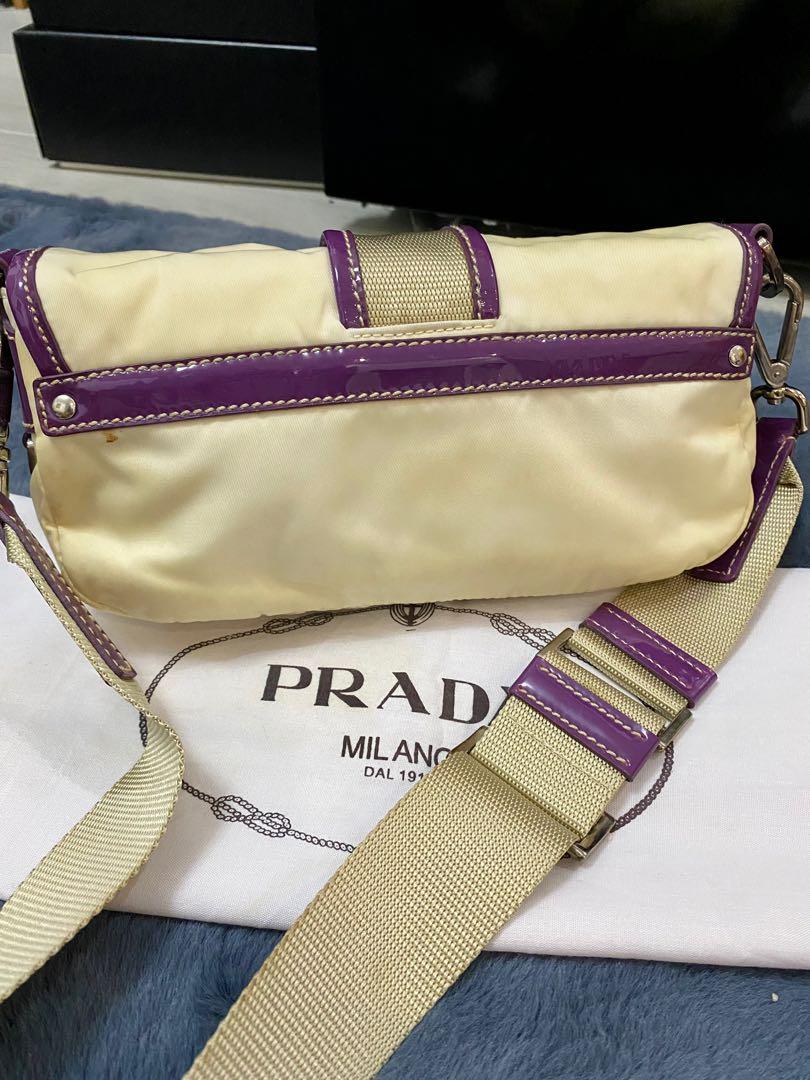 Authentic Prada Nylon Flap Shoulder Bag, Luxury, Bags & Wallets on
