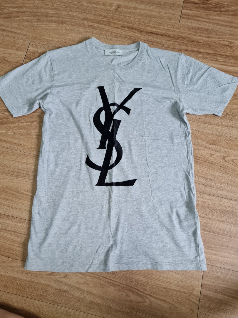 ysl logo t shirt authentic