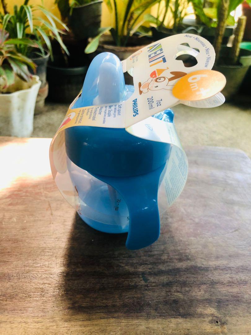 Avent training cup (Category: Breastfeeding & Bottle Feeding) located in Quezon City. Submitted by morelucky888 (Listing ID 1122772133, Image 3). Description: Avent classic bottle with training cup - P450 ❌️SOLD❌️ Avent blue character traning cup - P550.00.