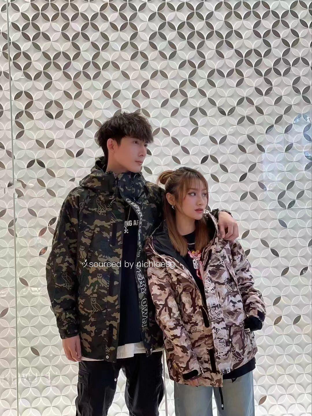 Snowboard jacket bape sales