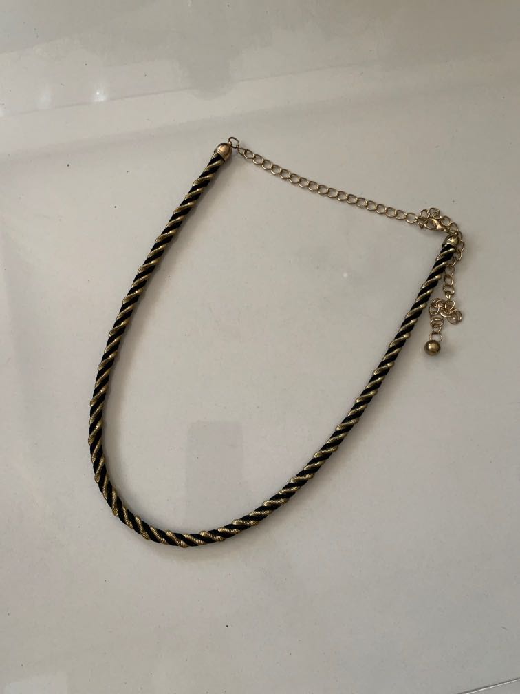 Black and gold rope belt, Women's Fashion, Watches & Accessories, Belts