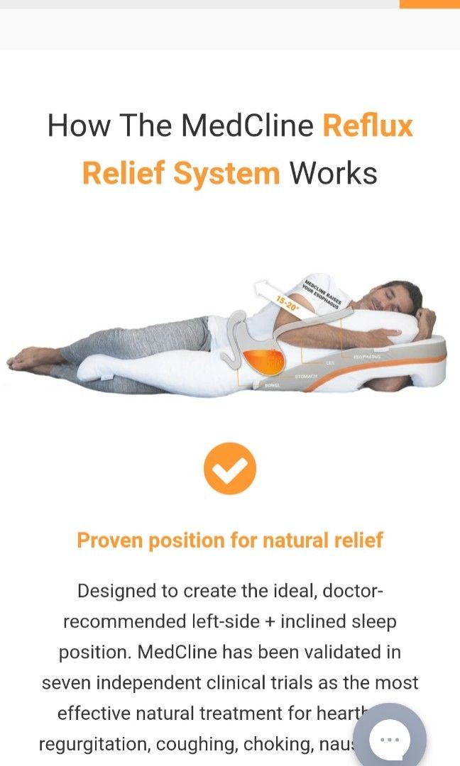 Medcline reflux relief system reviews sales