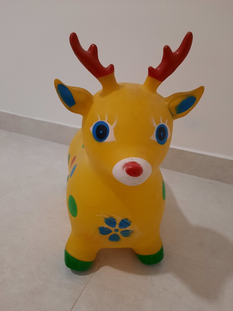 Bouncy clearance reindeer toy