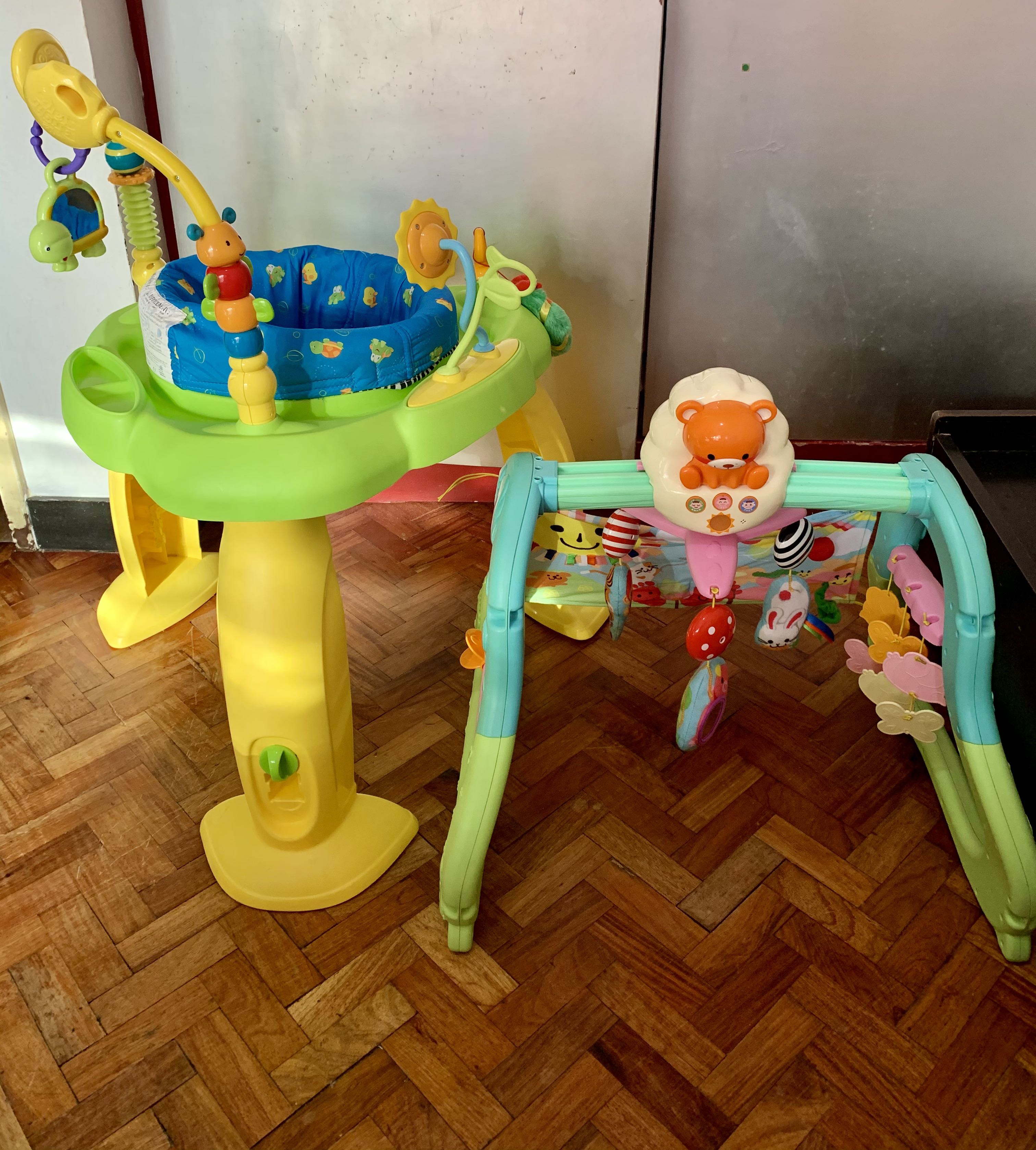 bright starts sit spin activity center and play gym set Babies