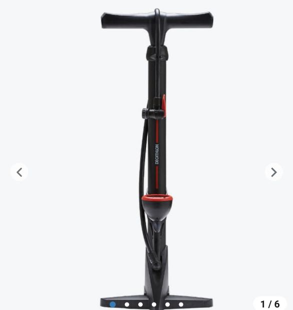 btwin floor pump