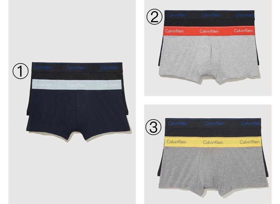 (S/M) Calvin Klein 2-pack Modern Cotton Stretch Low Rise Trunk Men Underwear