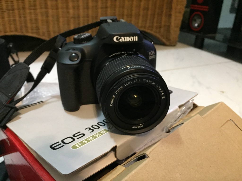 Canon DSLR 3000D Camera, Photography, Cameras on Carousell