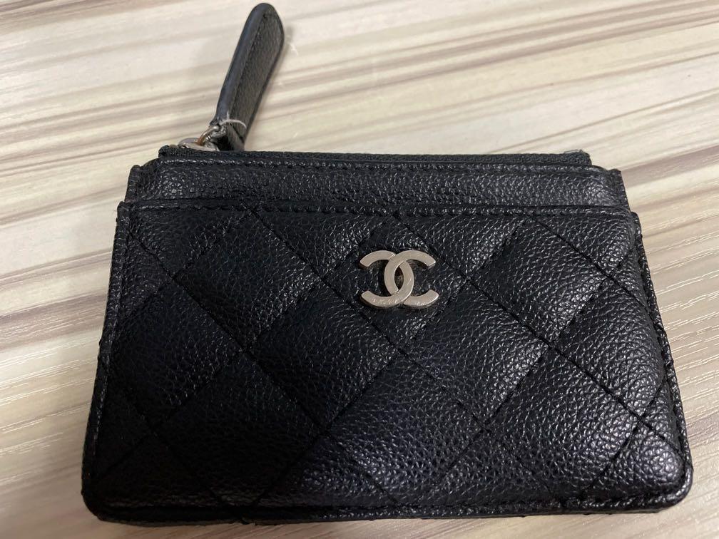 Chanel card holder with coin pocket, Women's Fashion, Bags & Wallets,  Wallets & Card Holders on Carousell