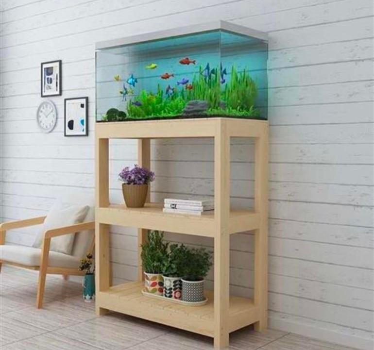 CUSTOM fish tank rack, Furniture & Home Living, Furniture, Shelves, & Racks on Carousell