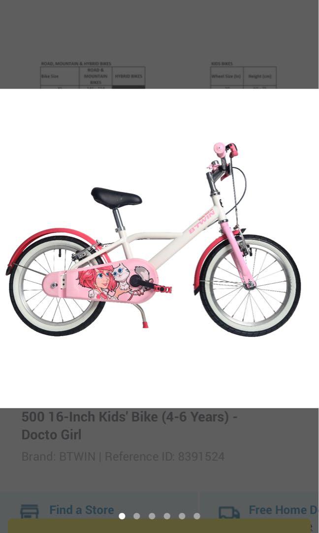 Girls bike decathlon hot sale