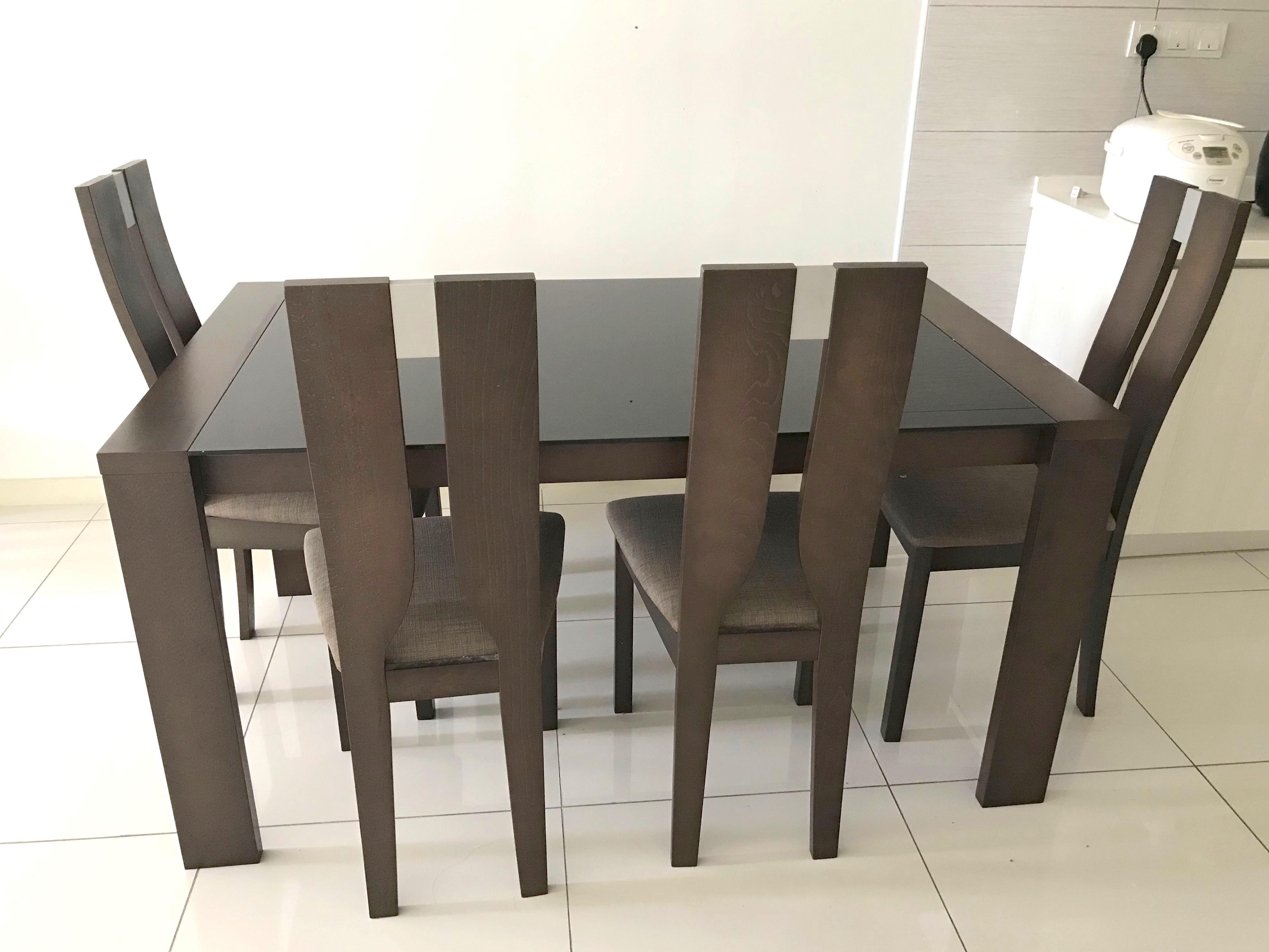 Dining Table 6 Seater Home Furniture Furniture On Carousell