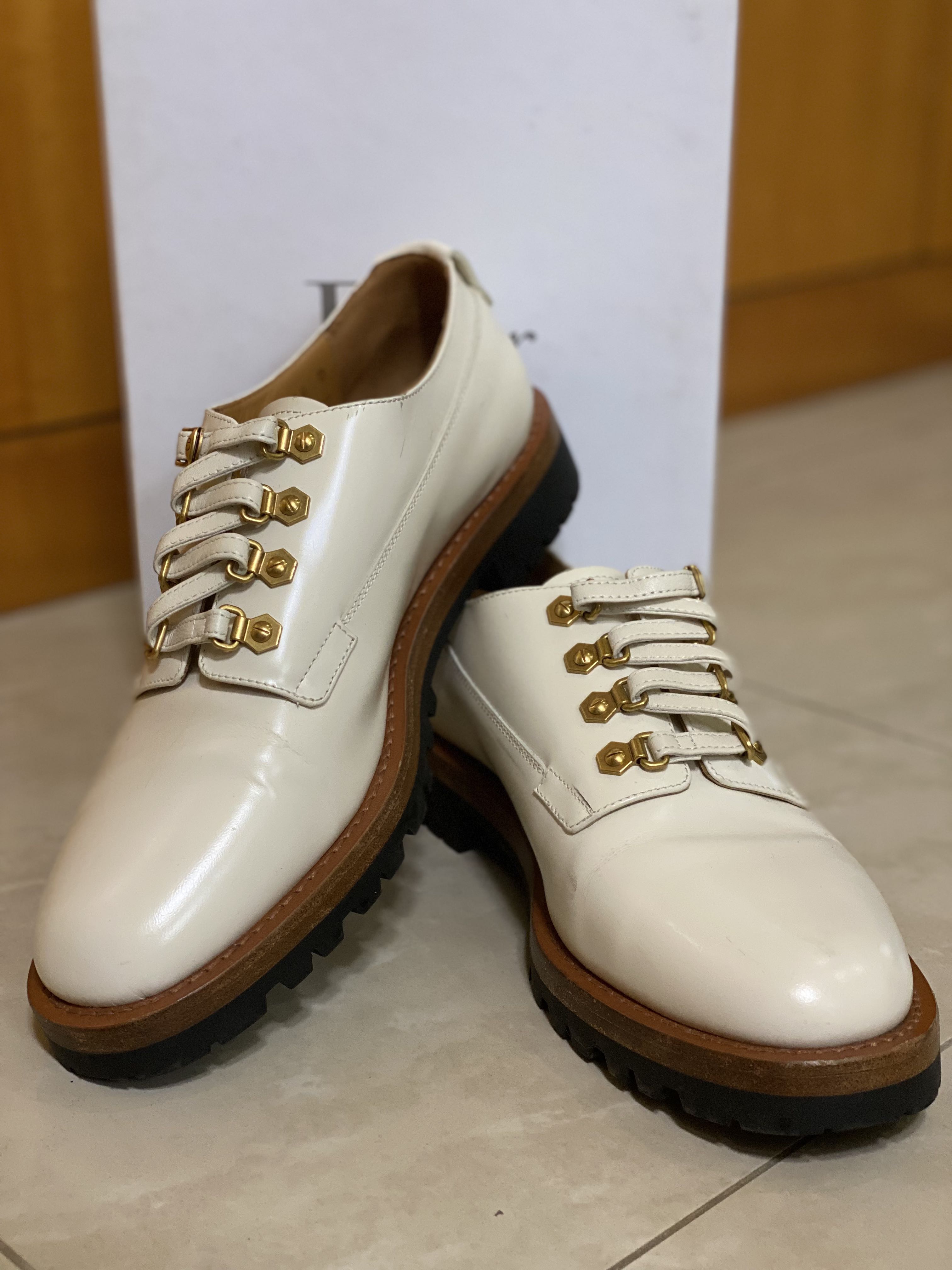 White derby outlet shoes
