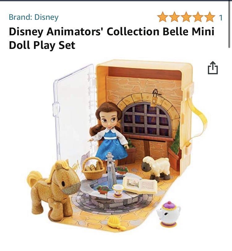 Brand new BN Disney Animators Collection Belle Mini Doll Play Set Hobbies Toys Toys Games on Carousell