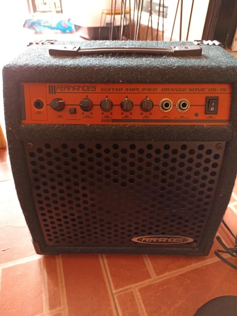Fernandes Guitar Amplifier Orange Sonic 05 15 Hobbies Toys Music Media Musical Instruments On Carousell