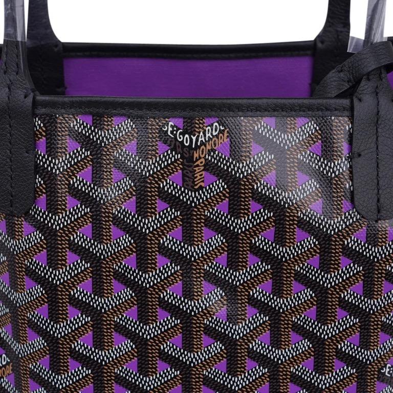 Goyard Black Anjou Reversible Tote PM - Ann's Fabulous Closeouts