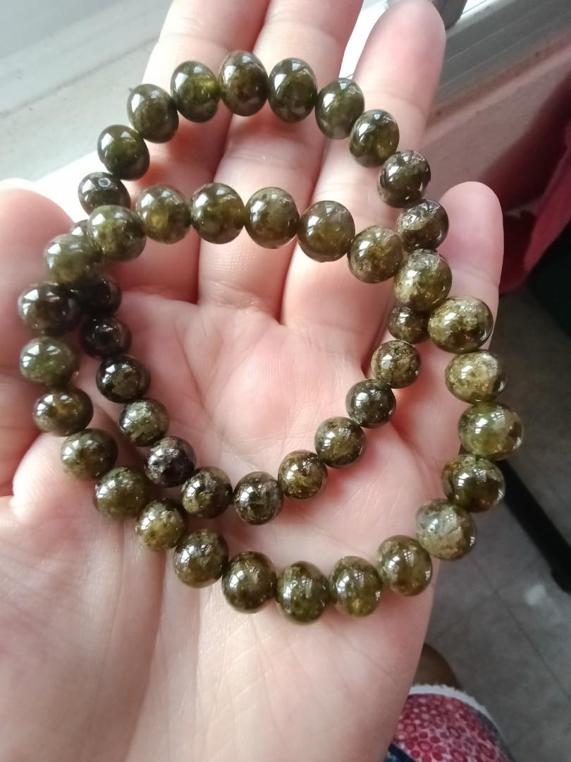 Green discount garnet bracelet