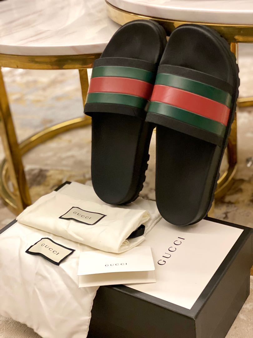 Gucci Sandal, Men's Fashion, Footwear, Flipflops and Slides on Carousell