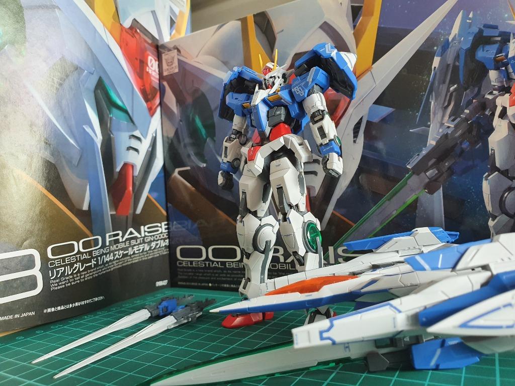 Gundam RG 00 Raiser Built, Hobbies Toys, Toys Games on Carousell