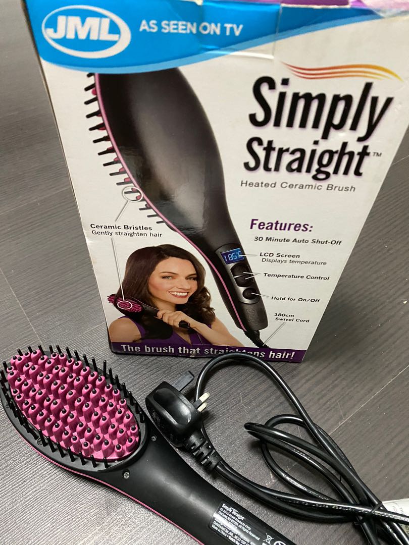 Hair Straightener Brush Beauty Personal Care Hair on Carousell