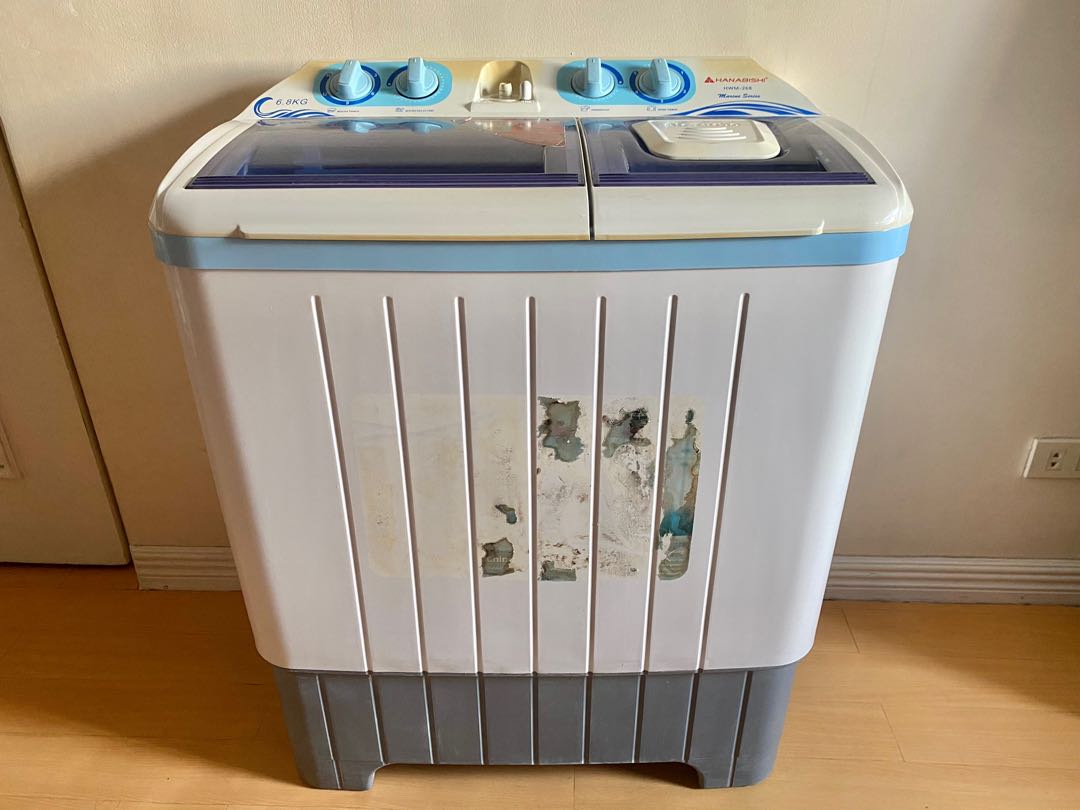 Hanabishi Twin Tub Washing Machine, TV & Home Appliances, Washing