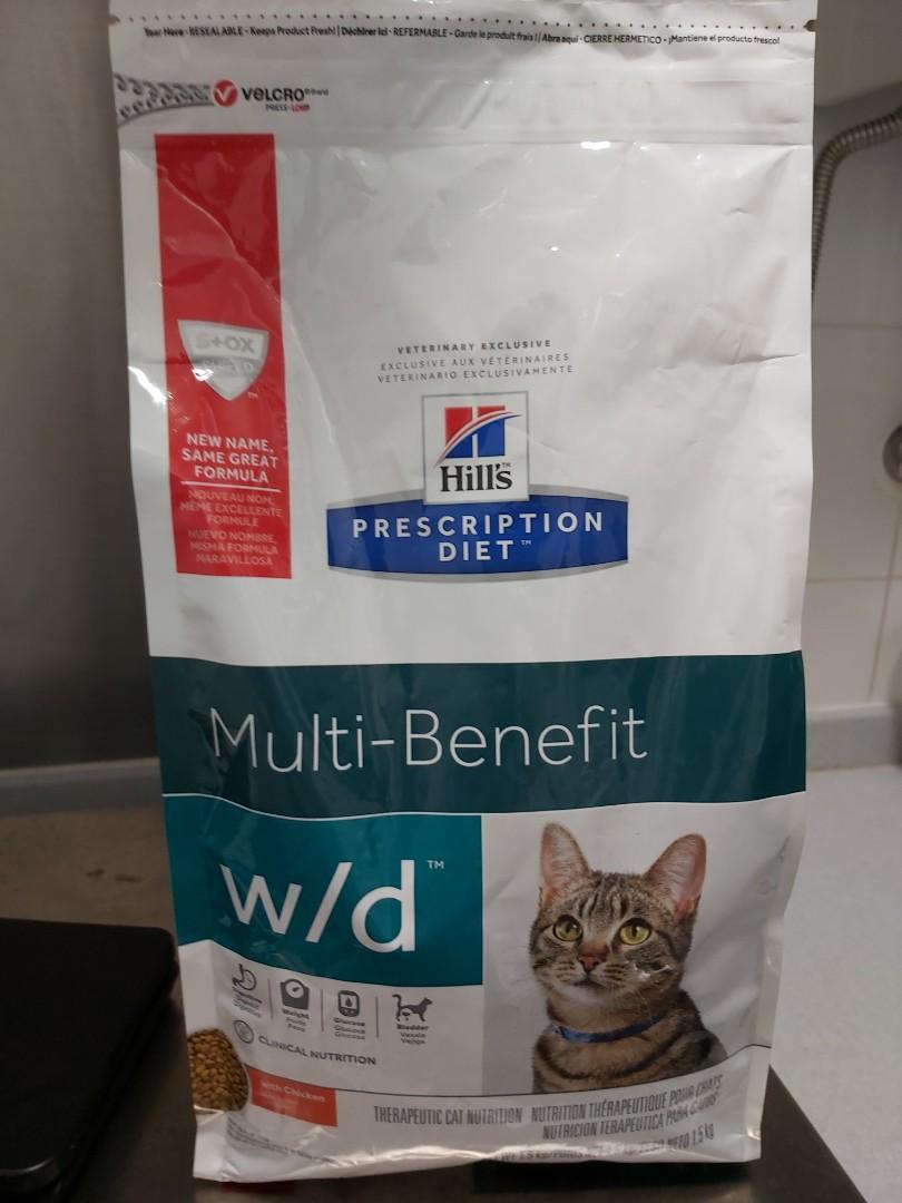 Hill S Prescription Diet W D 貓處方糧 寵物用品 寵物食品 Carousell