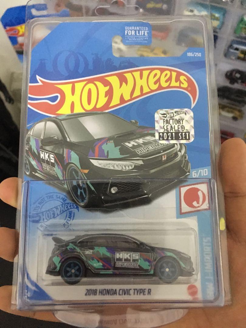 Hotwheels STH 2018 Honda Civic Type R Factory Seal Hobbies Toys