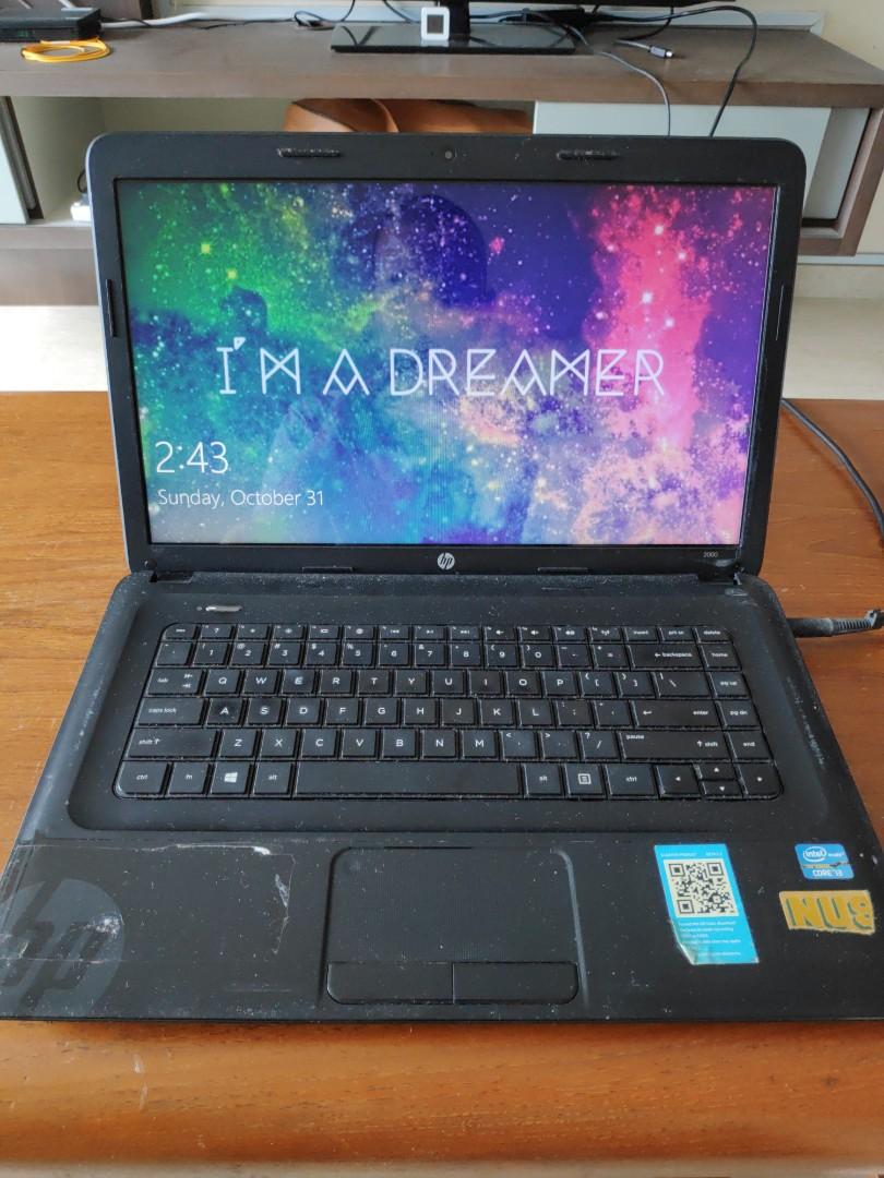 HP 2000 Notebook PC Windows 10 AMD E300 APU With Radeon HD, 51 OFF