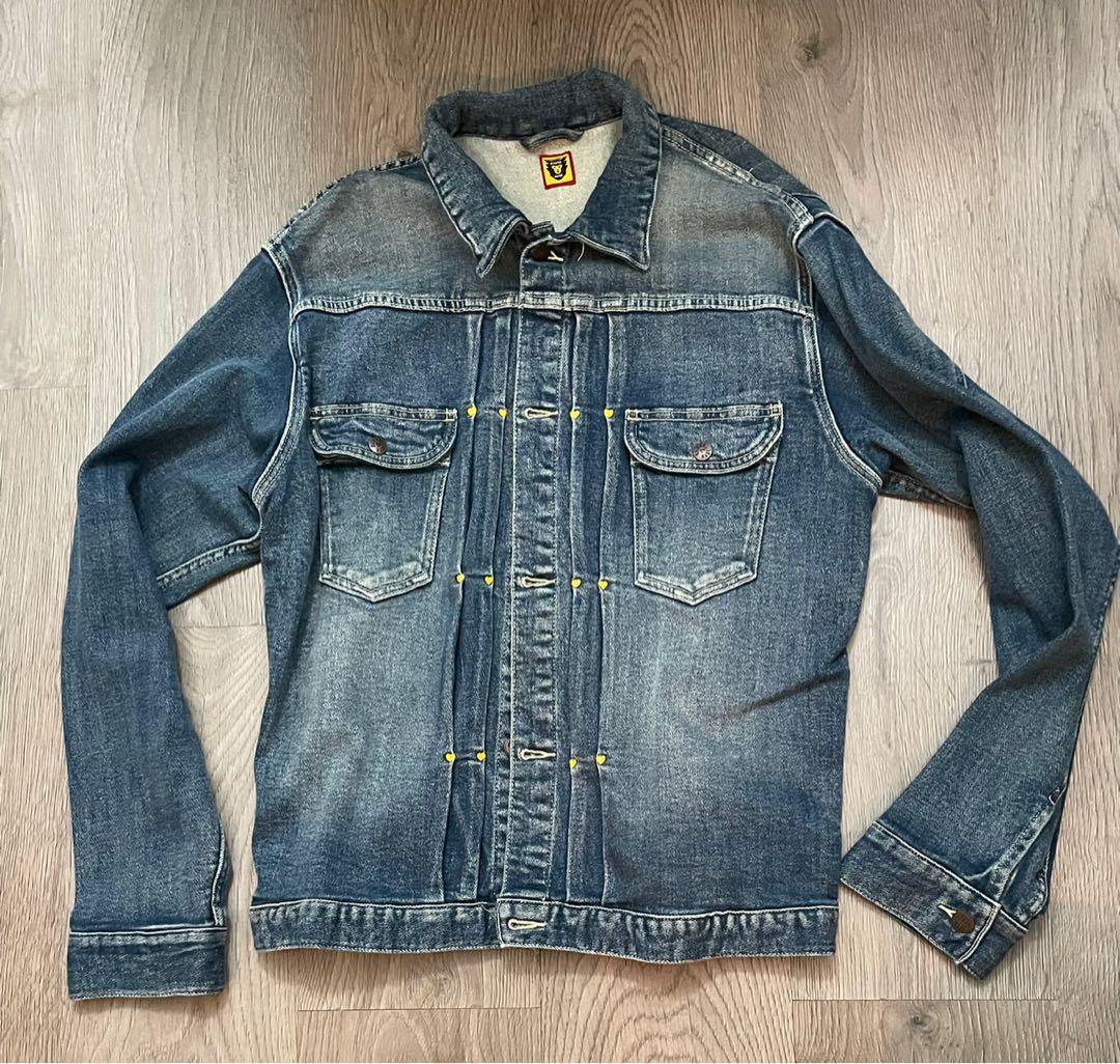 Human Made RELAX DENIM WORK JACKET, 男裝, 外套及戶外衣服- Carousell