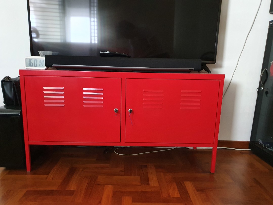 Ikea PS red, Furniture & Home Living, Furniture, TV Consoles on Carousell