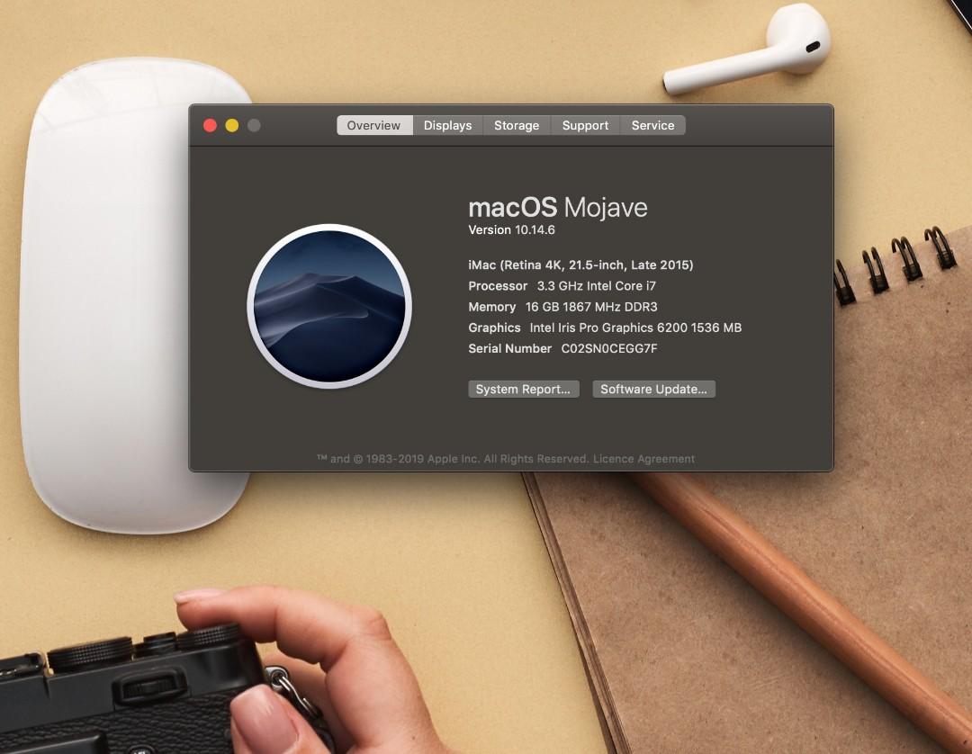 iMac 6【美品】iMac (21.5 インチ, Late 2015)