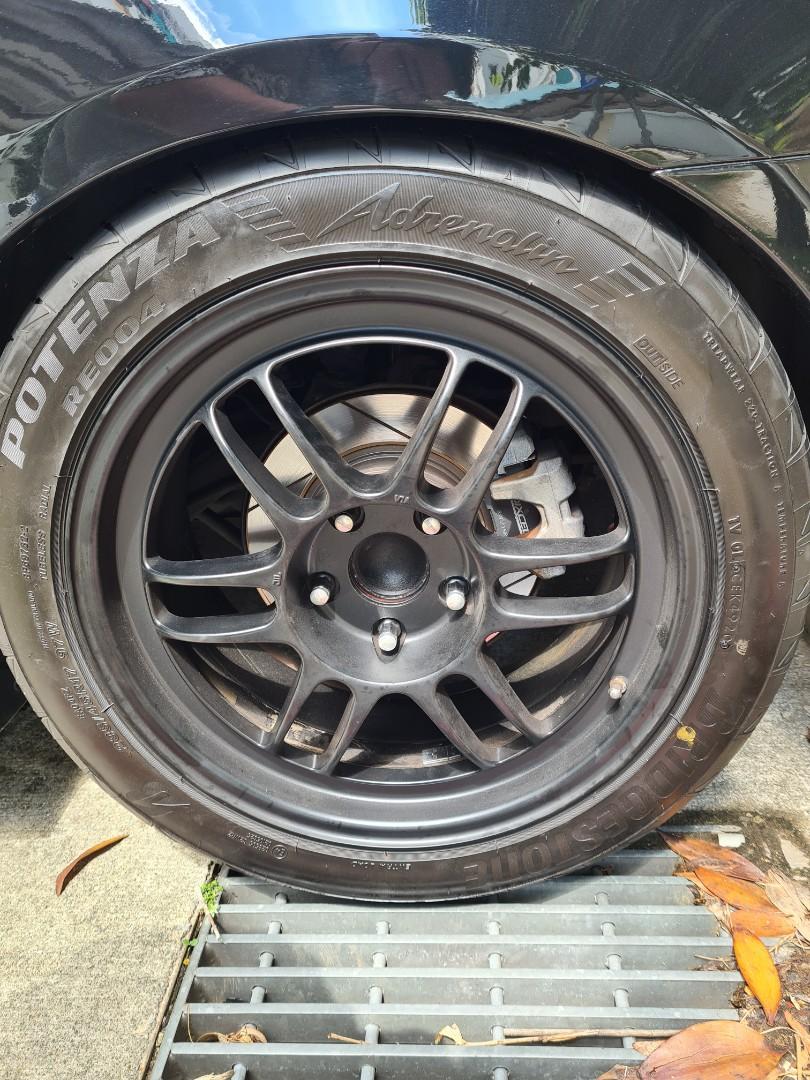 Enkei R01 Japan Enkei RPF01, Car Accessories, Tyres & Rims on Carousell