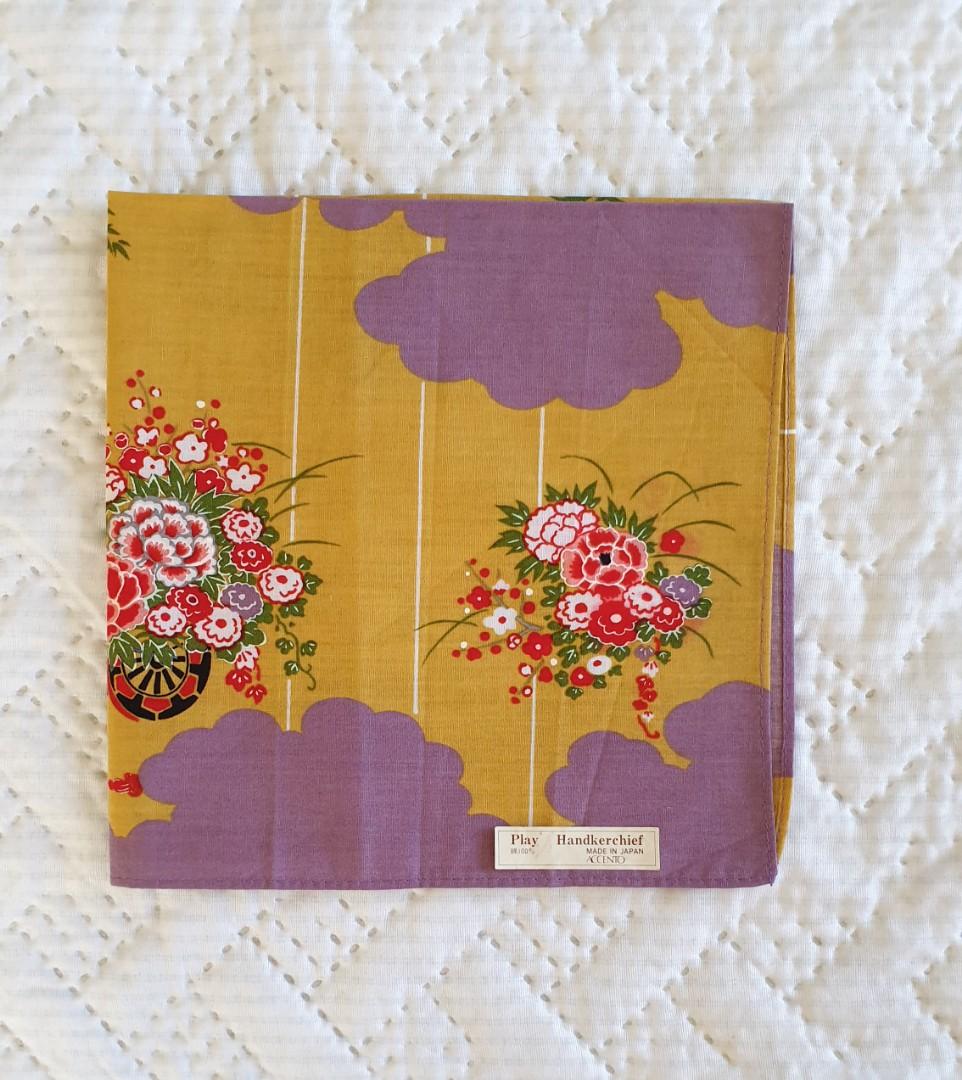 Japanese Handkerchief, Women's Fashion, Watches & Accessories, Scarves