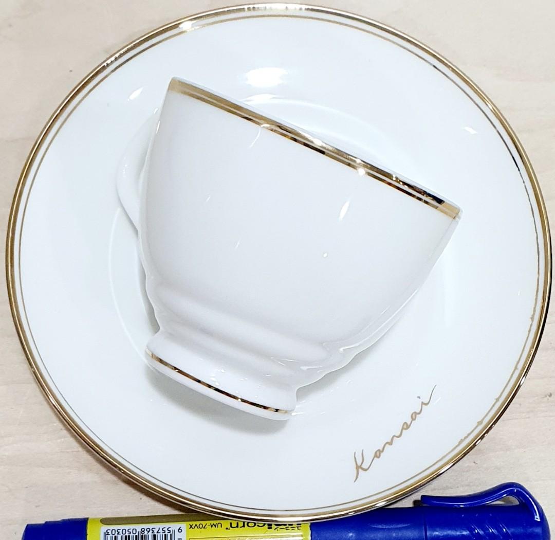 Kansai Fine China Tea Cup and Saucer, Furniture & Home Living