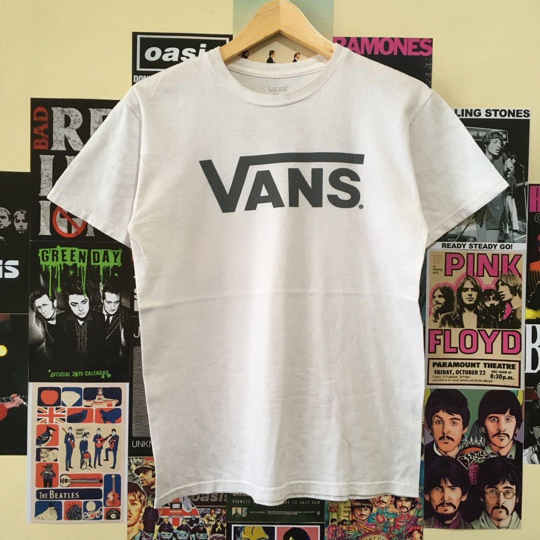 Kaos Vans Basic Logo Original, Fesyen 