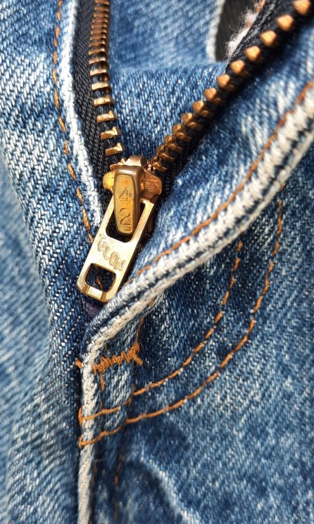 Levis 505 Vintage talon zipper Men s Fashion Bottoms Jeans on