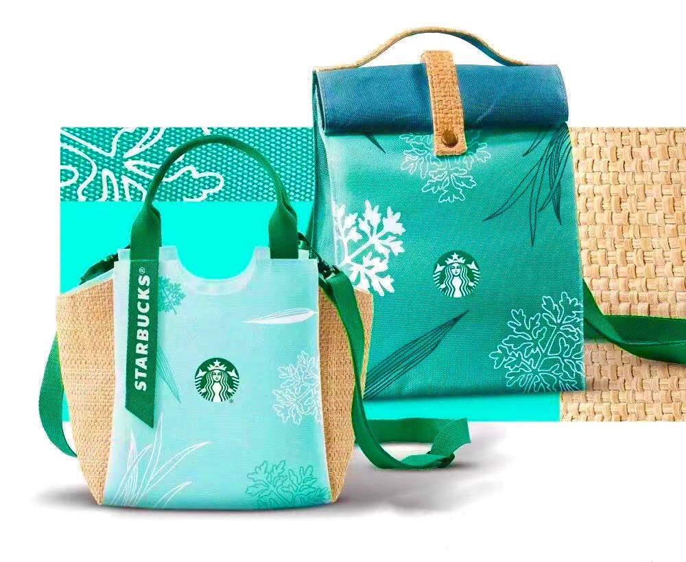 Limited Release Original Starbucks 2021 Turquoise Green Backpack Bag