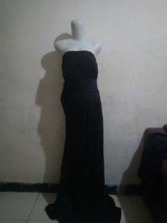 Longdress offshoulder black