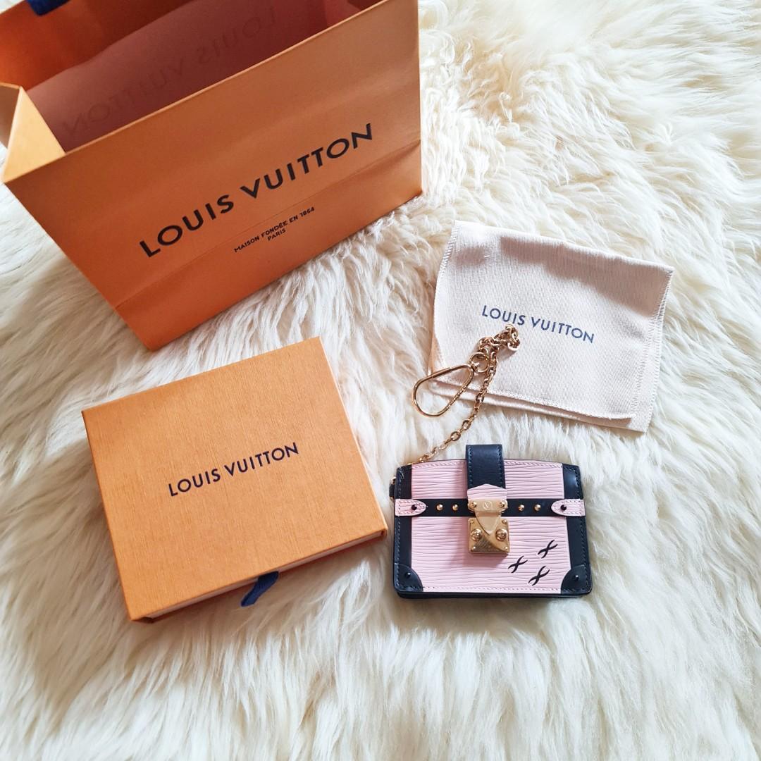 Louis Vuitton Epi Trunk Multicartes Rose Ballerine Malle