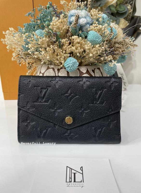 Louis Vuitton Vernis Sarah Compact Noir