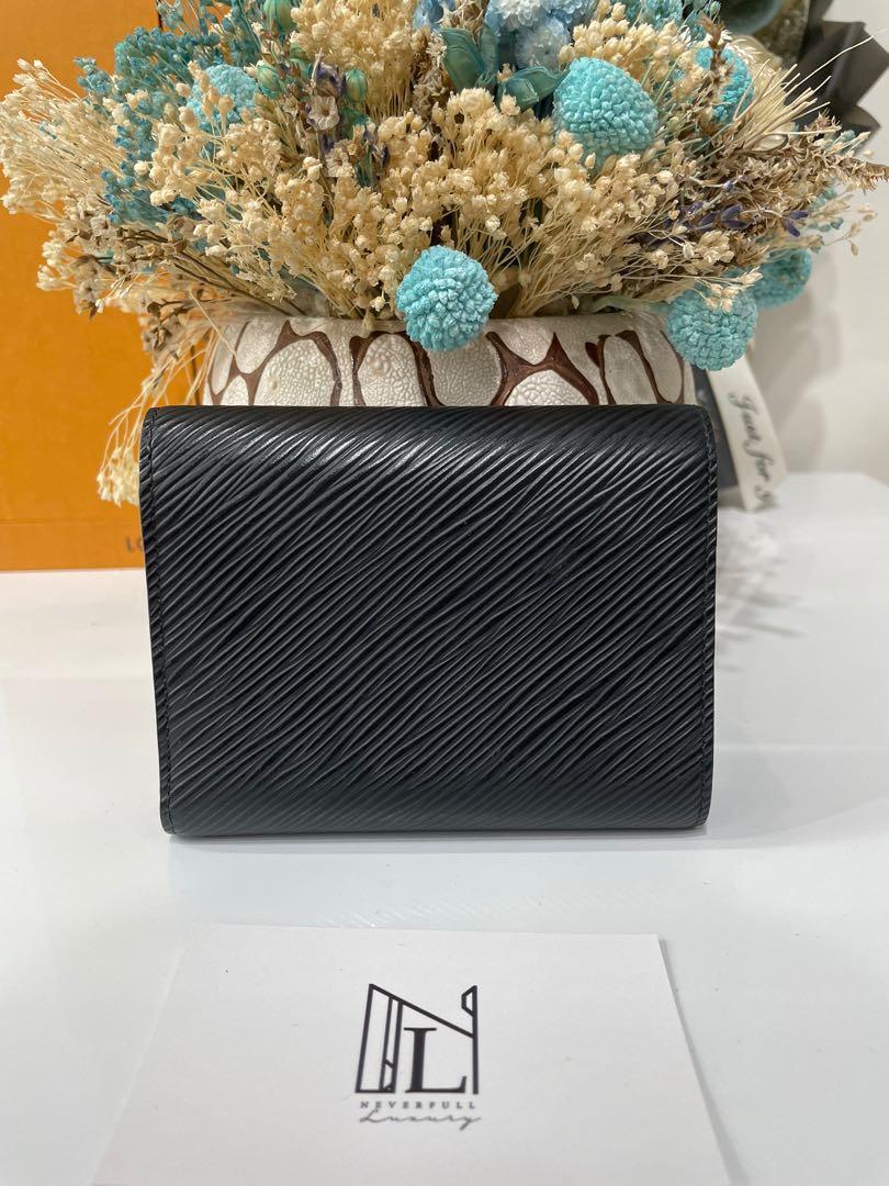 Louis Vuitton Twist XS Wallet Epi Noir Leather, Luxury, Bags & Wallets