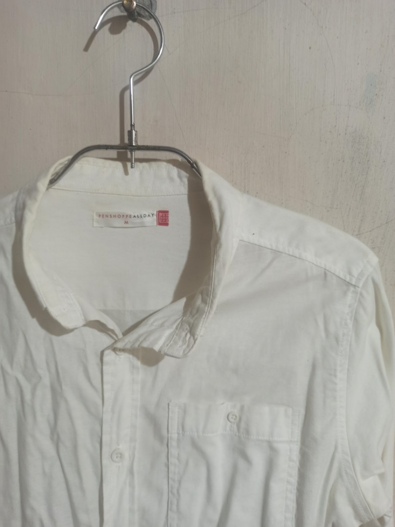 Penshoppe clearance white polo