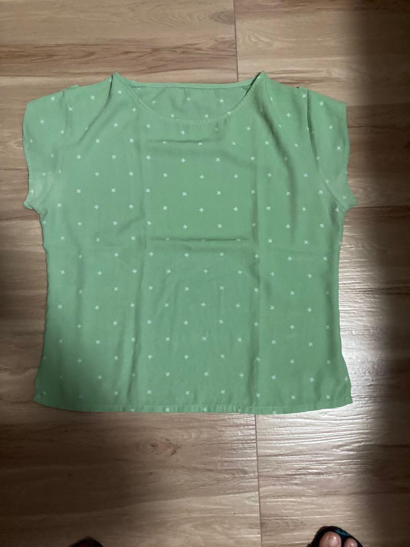 Mint green blouse (Category: Blouses) located in Quezon City. Submitted by cherish_stuff (Listing ID 1122832889, Image 1). Description: .