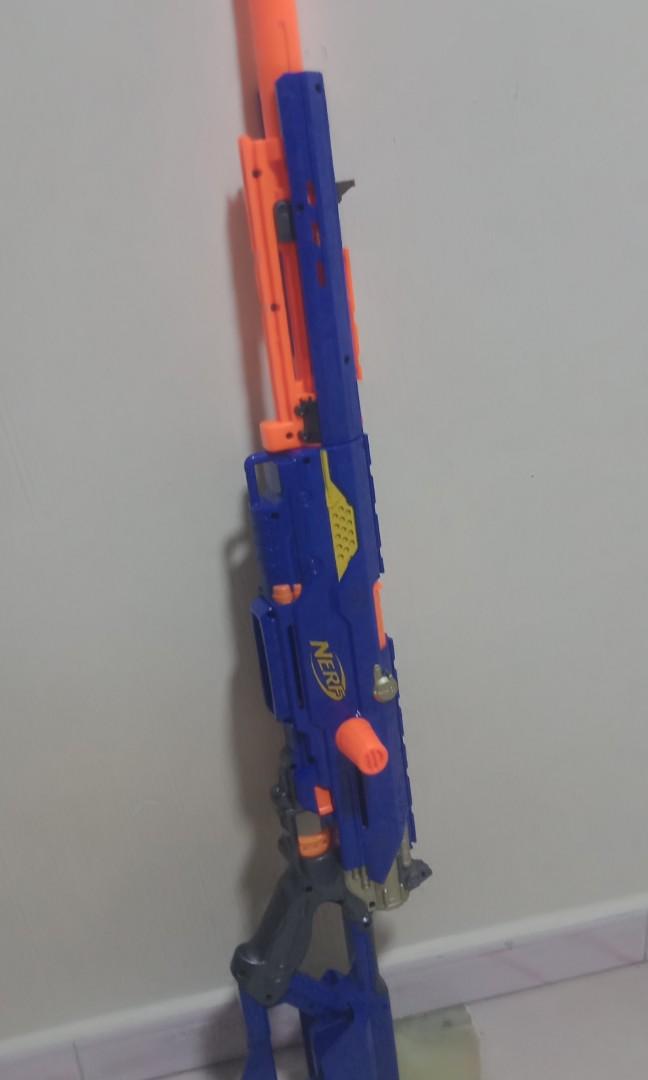 Nerf Longstrike sniper, Hobbies & Toys, Toys & Games on Carousell