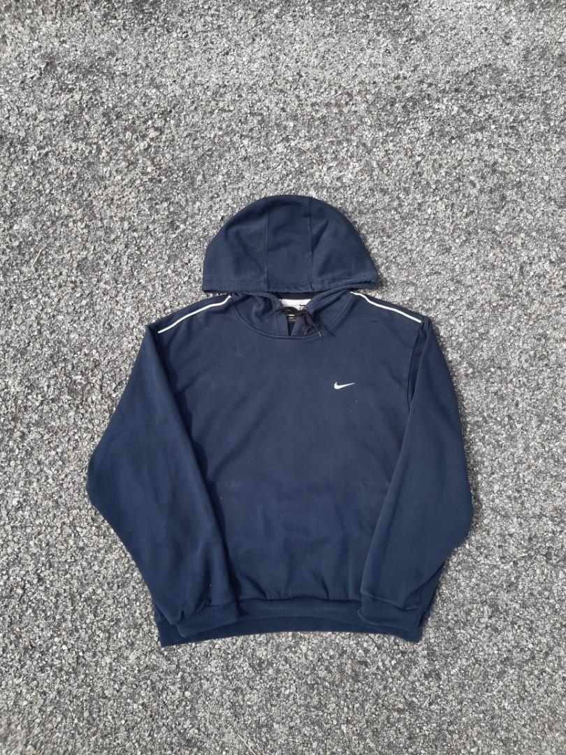 Nike Mini Swoosh Hoodie, Men's Fashion, Tops & Sets, Hoodies on Carousell