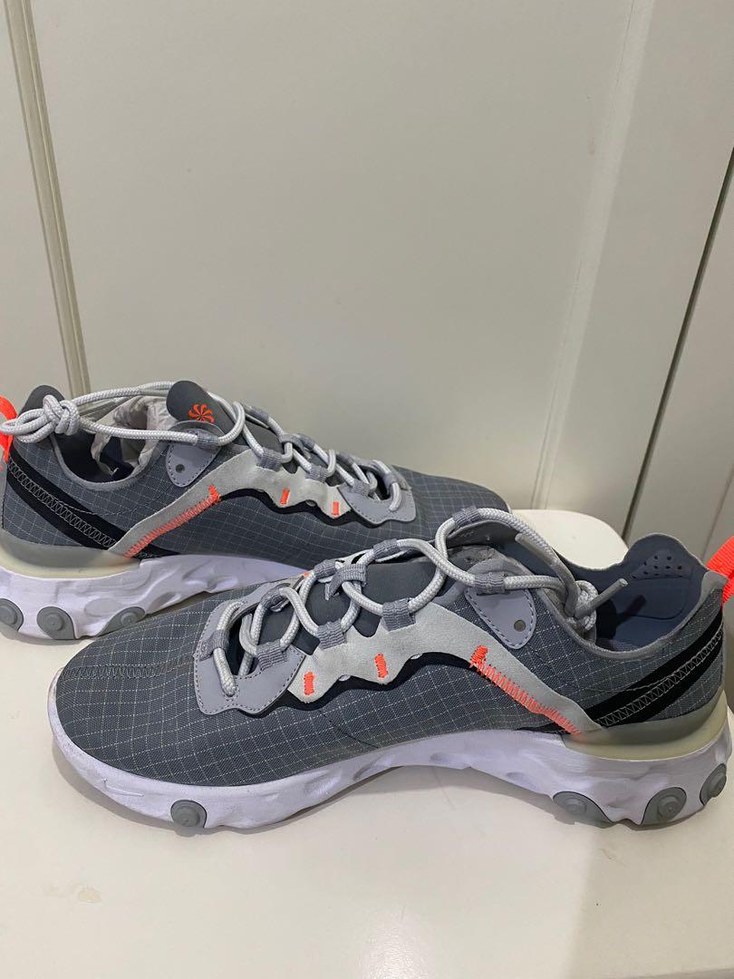 Nike react element clearance 55 gris orange