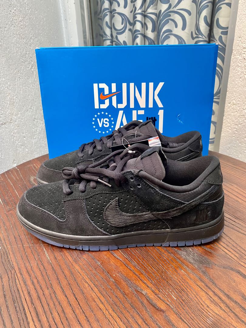 sb dunk undefeated black