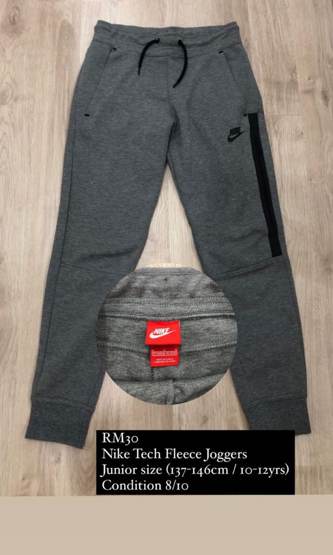 nike tech junior joggers